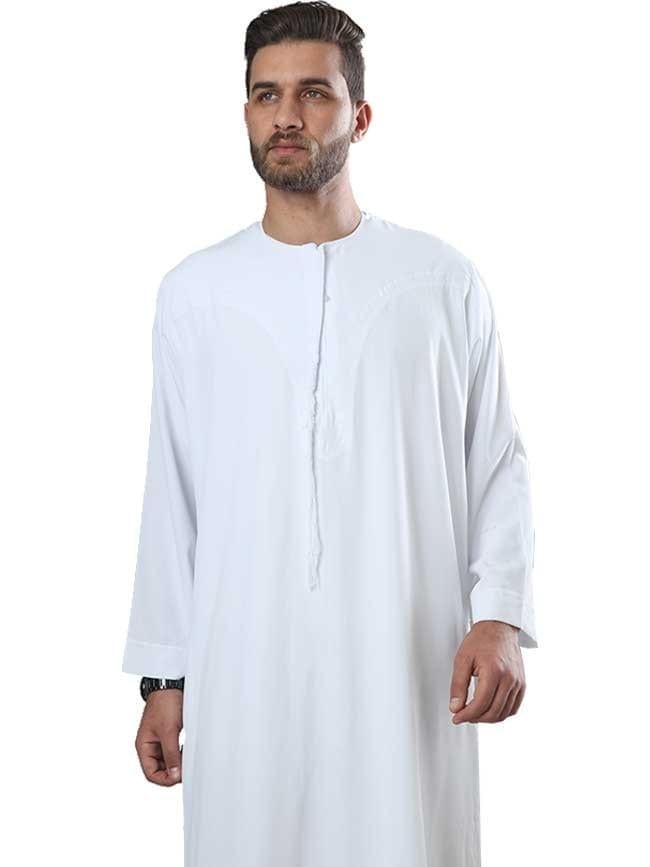 IKAAF Omani Men's White Thobe